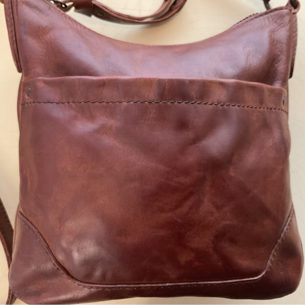 FRYE Melissa Swing Italian Leather Crossbody Bag - Picture 2 of 8